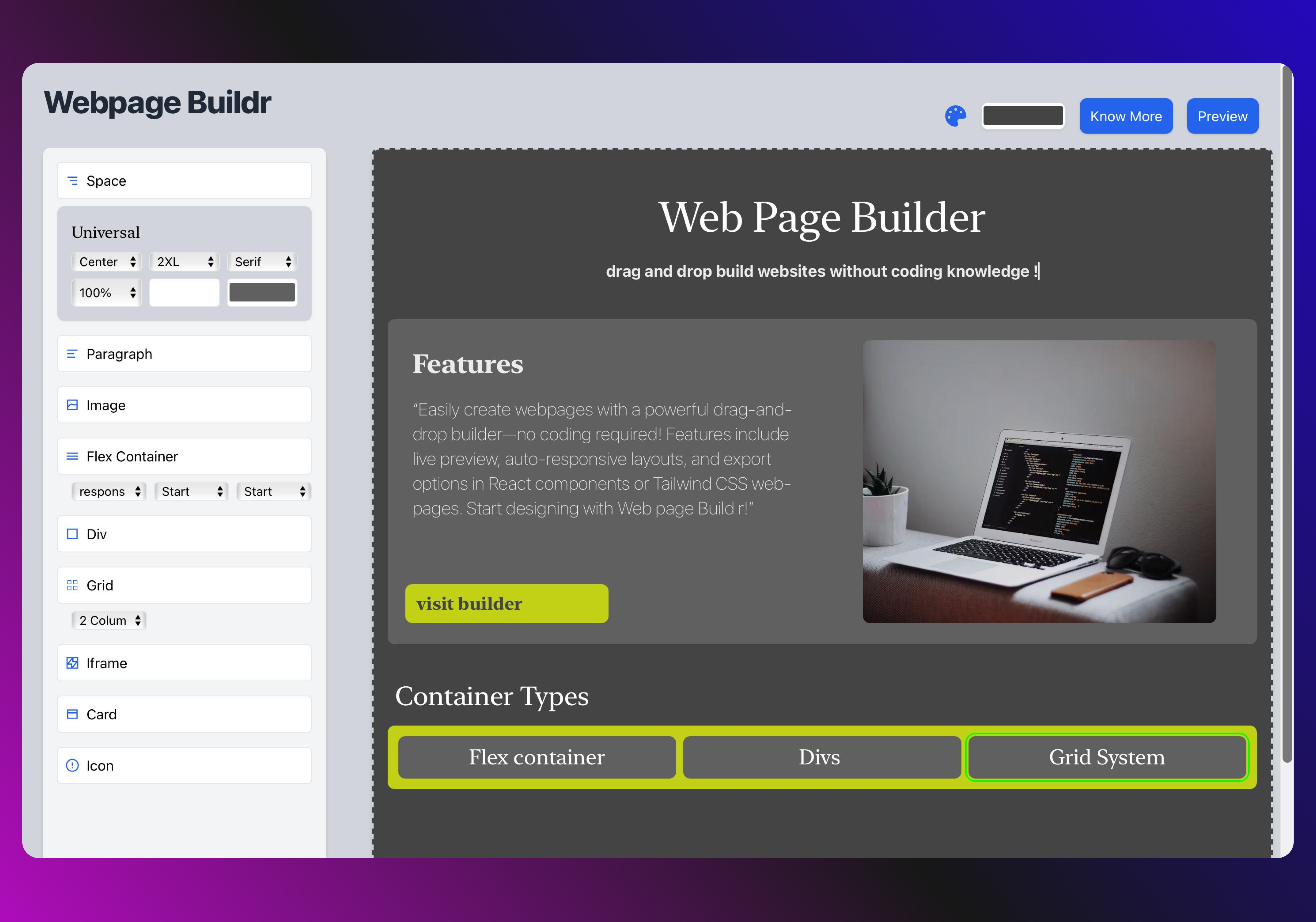 Modern Website Builder